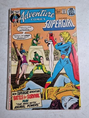 Adventure Comics #412 (DC Comics November 1971) Supergirl Animal Man 
