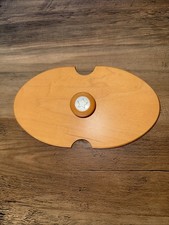 Longaberger Woodcrafts Oval Basket Lid w/ Star on Knob For Hostess Appreciation