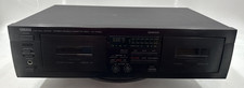 Yamaha KX-W282 Natural Sound Dual Cassette Deck Mostly Works AS-IS  EB-19036