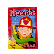 Hearts Jumbo Card Game with Storage Tray - 2002 Playmore