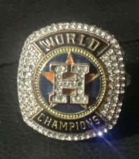 2017 Houston Astros World Champions Replica Ring Baseball World Series MLB Coca