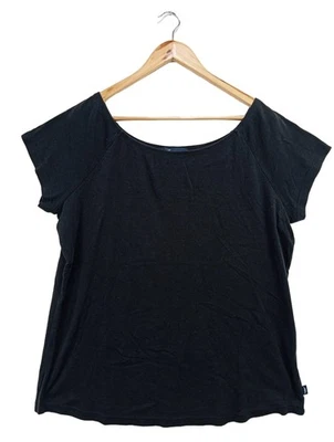 ARIZONA Shirt basique Dames Haut T EU 48 noir style décontracté - Photo 1/4