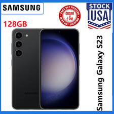 New Sealed SAMSUNG GALAXY S23 5G SM-S911U 128GB Unlocked GSM CDMA Phantom Black