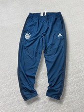 Adidas Joggers Men Size Large Navy 2000s Designer Y2K Bayern Munchen Football