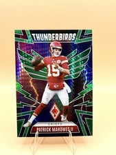 2025 Panini Phoenix - Green Hyper Thunderbirds Patrick Mahomes II #24 /99 SP 🔥
