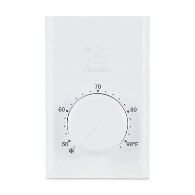 Single Pole Line Voltage Thermostat, Mechanical 240 Volts, Compatible with Mo...