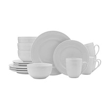 Fitz and Floyd Beaded 16 Piece Dinnerware Set, Service for 4