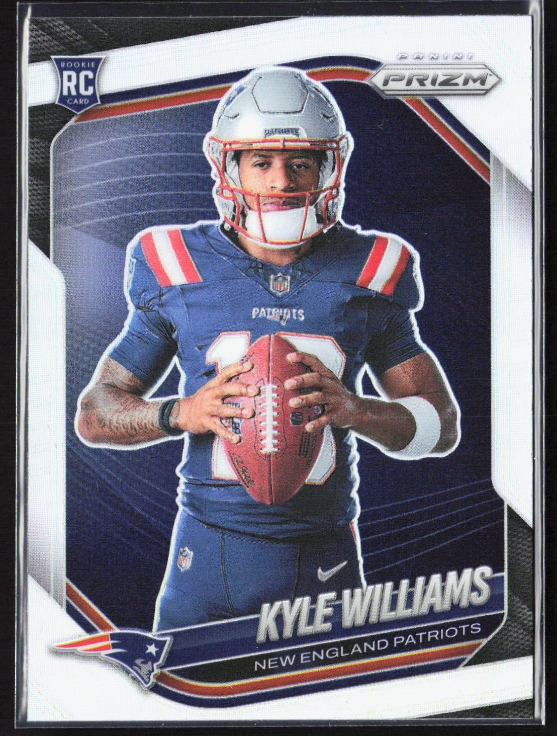 2025 Panini Prizm Kyle Williams Silver Rookie Variation #428 Patriots