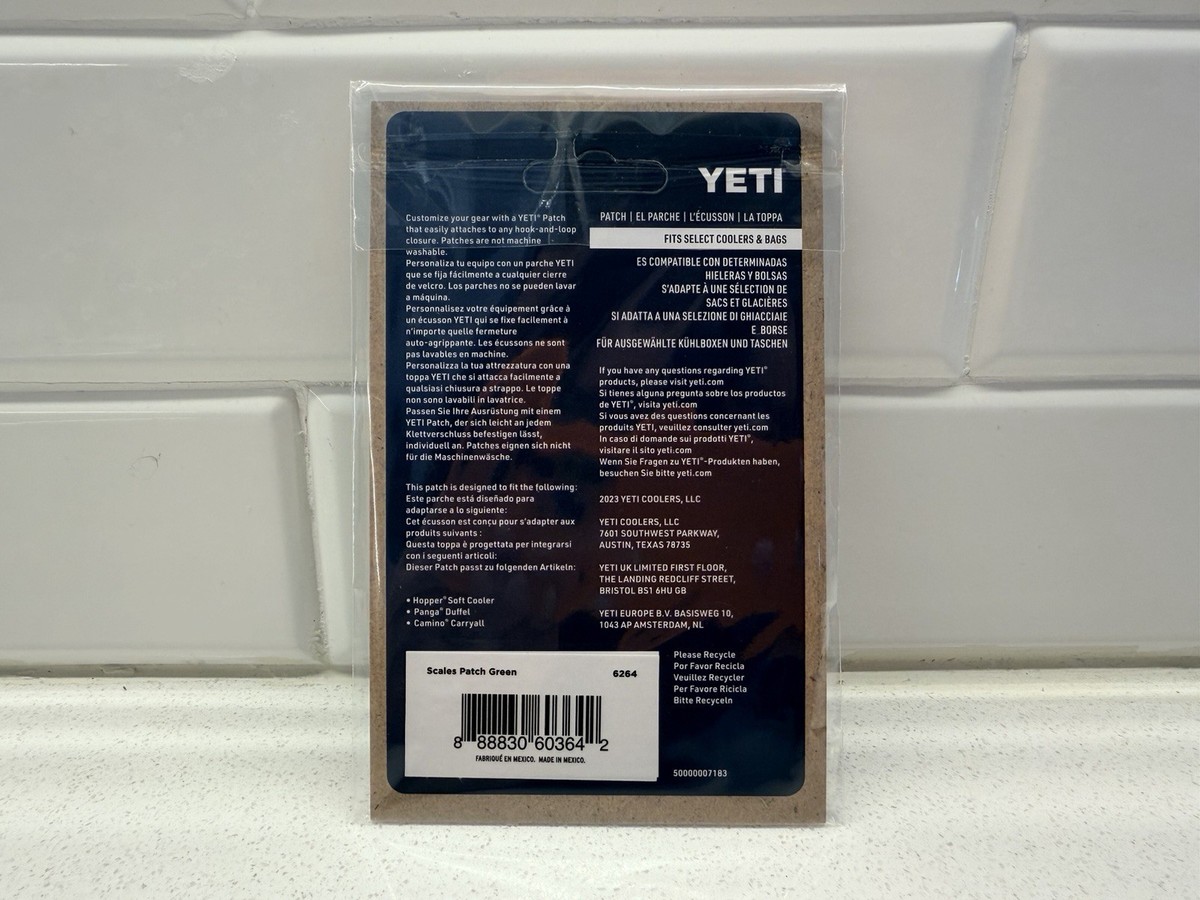 YETI Collectors Venom Green Scales 🐍 Patch for Camino Hopper