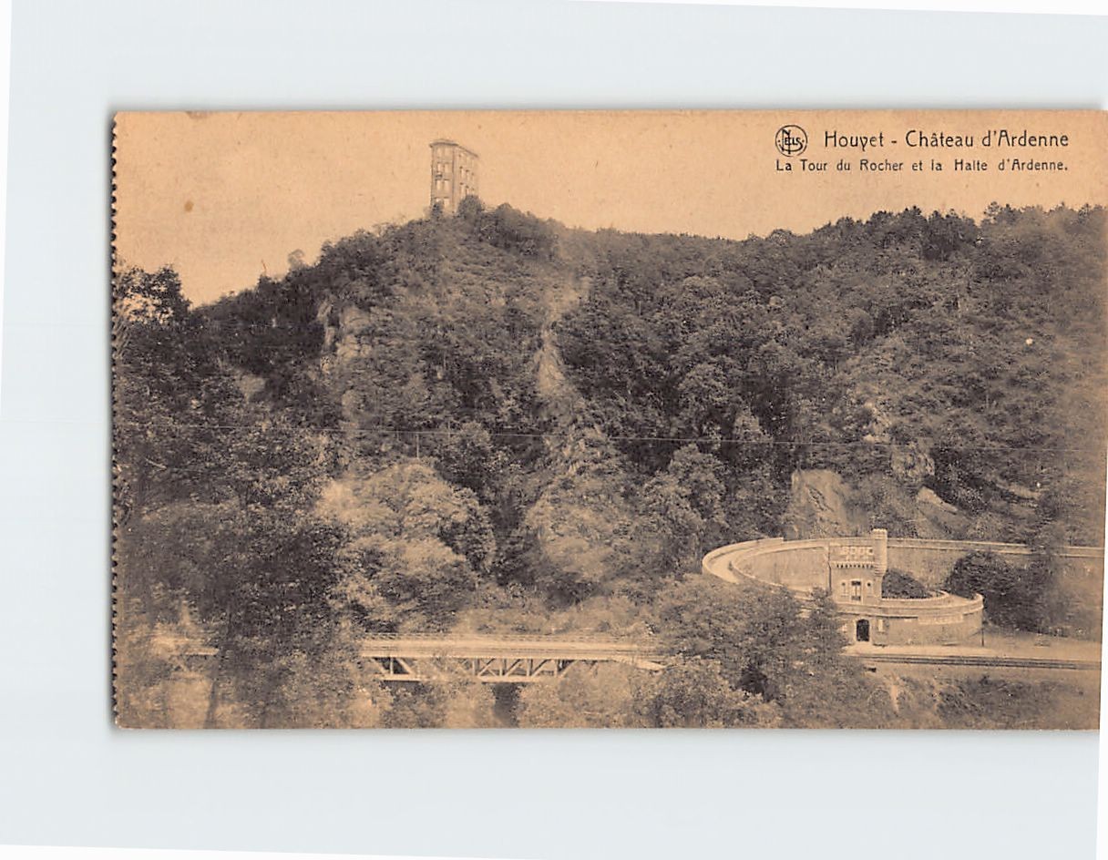 Royal Red Code Postcard Halte Royal d'Ardenne Belgium | eBay