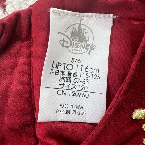 Disney Store Elena von Avalor Kostüm Party Samt Kleid Mädchen rot Stickerei 5/6 - Bild 4 von 6