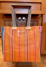 CONSUELA CHECKED OUT TOTE QUATRO EXCELLENT BAG