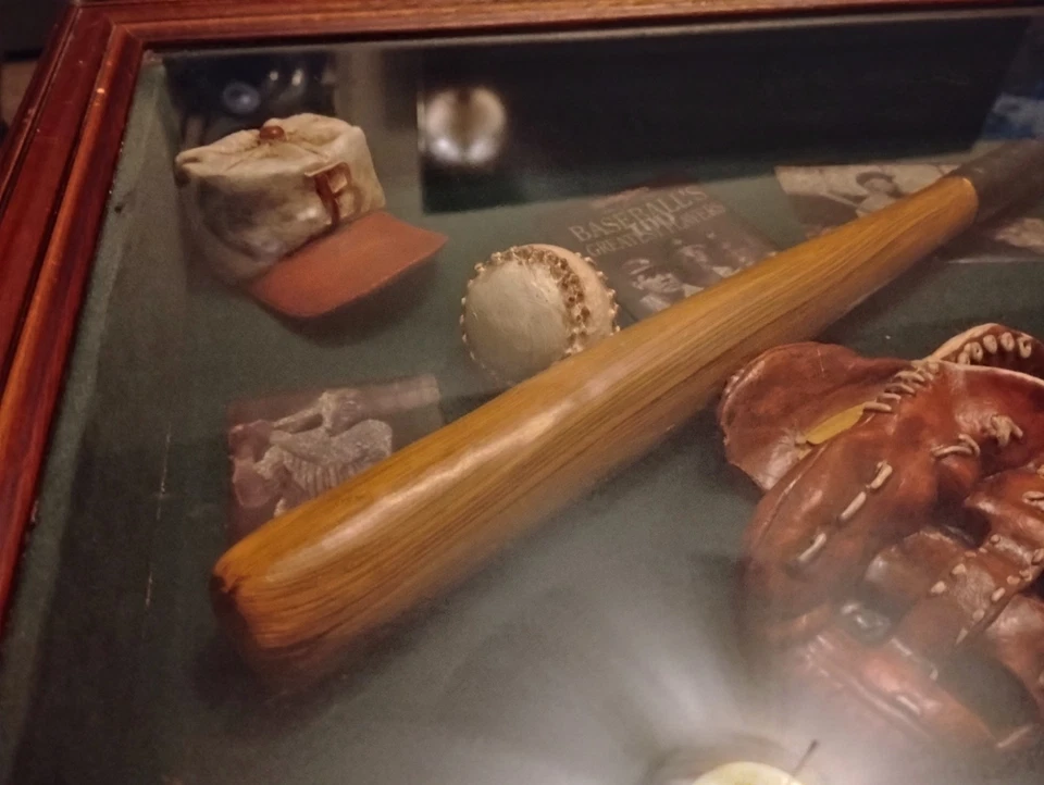Caja de sombras de marco grande History of Baseball de colección - Babe Ruth ⚾🧢 Foto 2 de 3