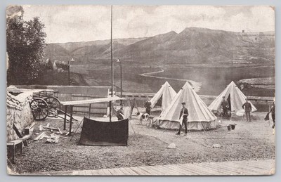 Military Camp Imperial Services Exhibition Earls Court London 1913