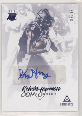 2019 Panini Luminance Rookie Ink Blue 99/99 Kelvin Harmon #RI-KH Auto RC 0eo6