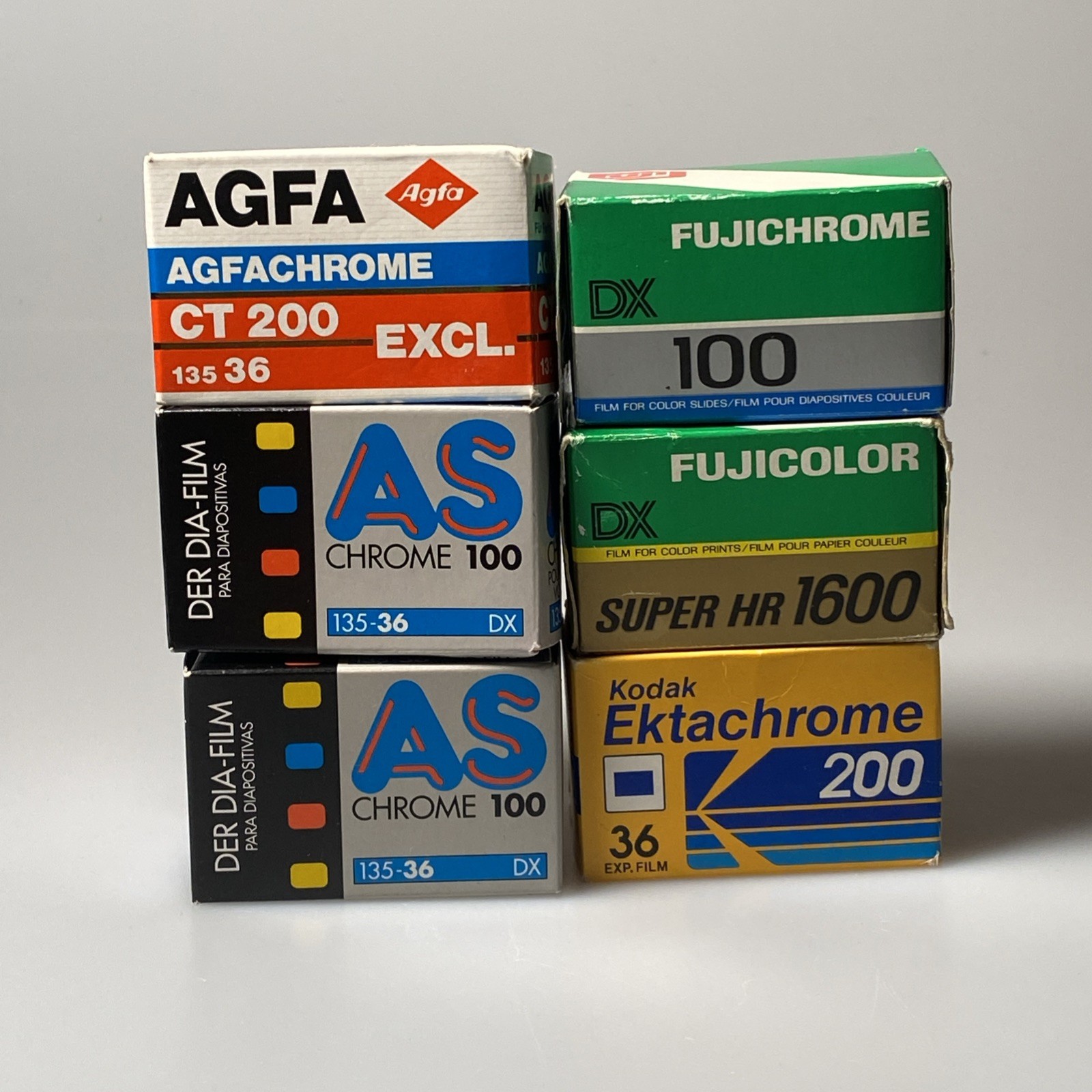 Alte Filme Fujicolor Kodak Agfa AS 1989-1994 Analog Film