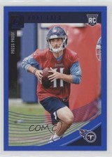 2018 Panini Donruss Rookie Press Proof Blue Luke Falk #382 2xd