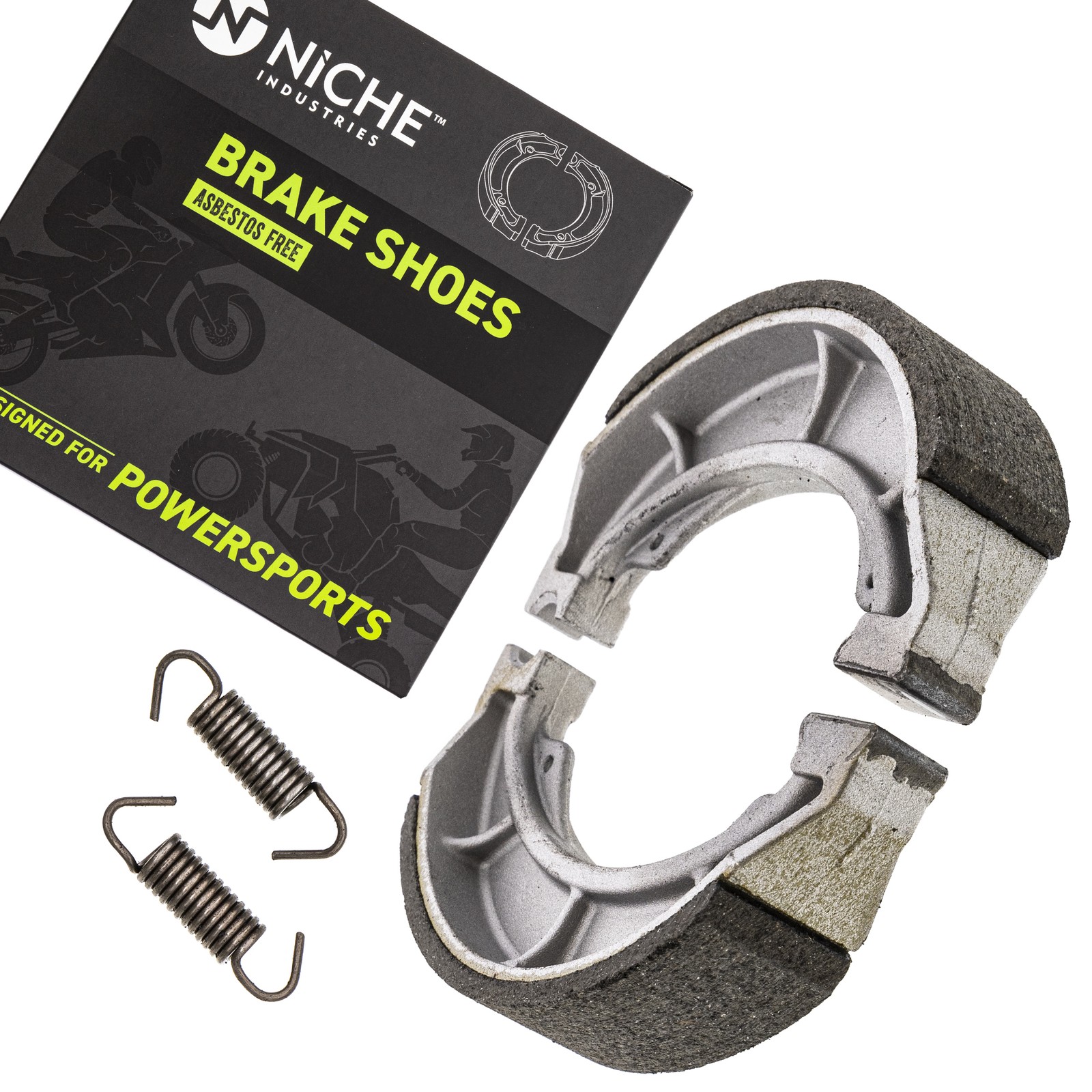 NICHE Brake Shoe for Kawasaki 2001-2009 Eliminator 125 41048-1076 Rear
