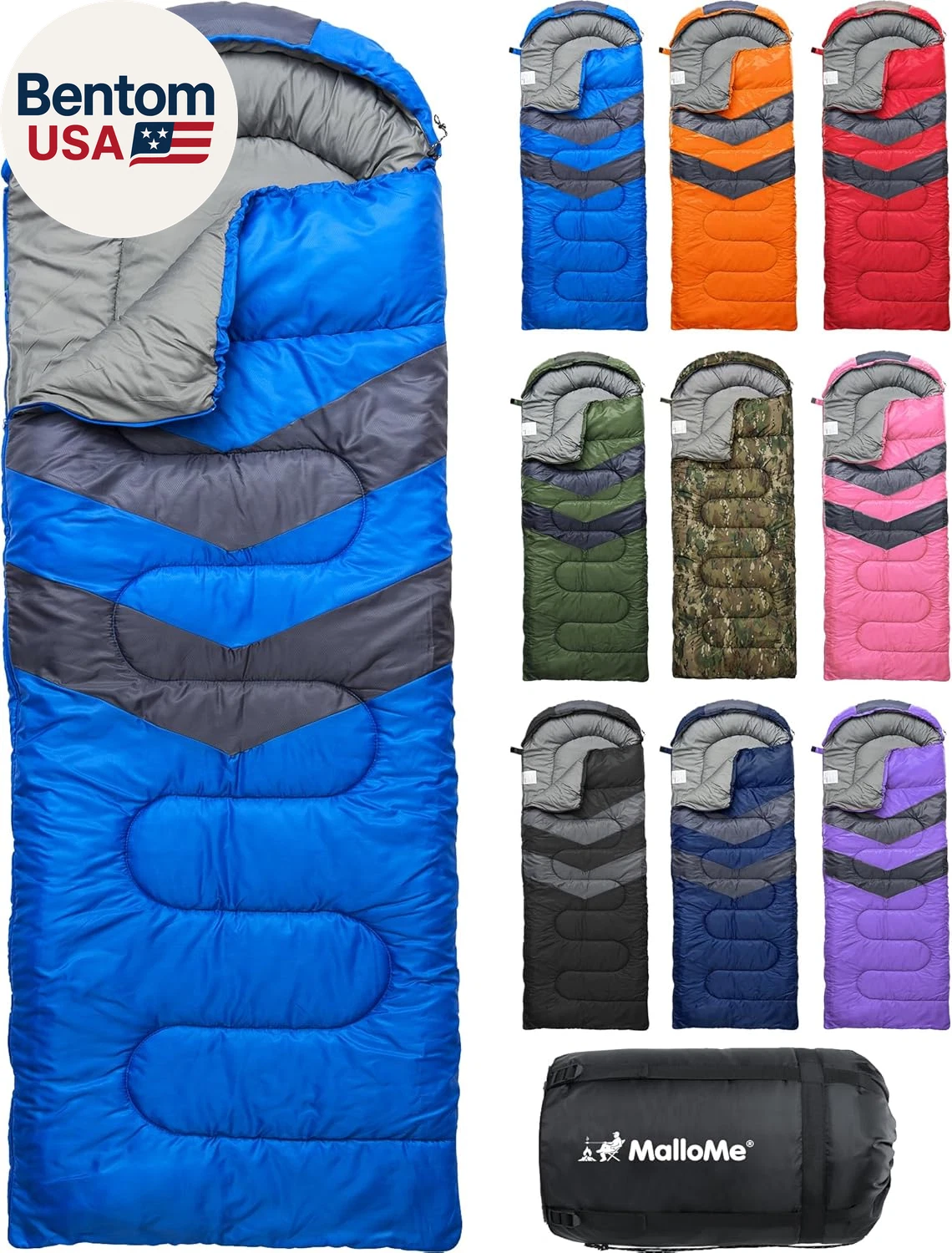 Sleeping Bags for Adults Cold Weather & Warm - Backpacking Camping Sleeping Bag