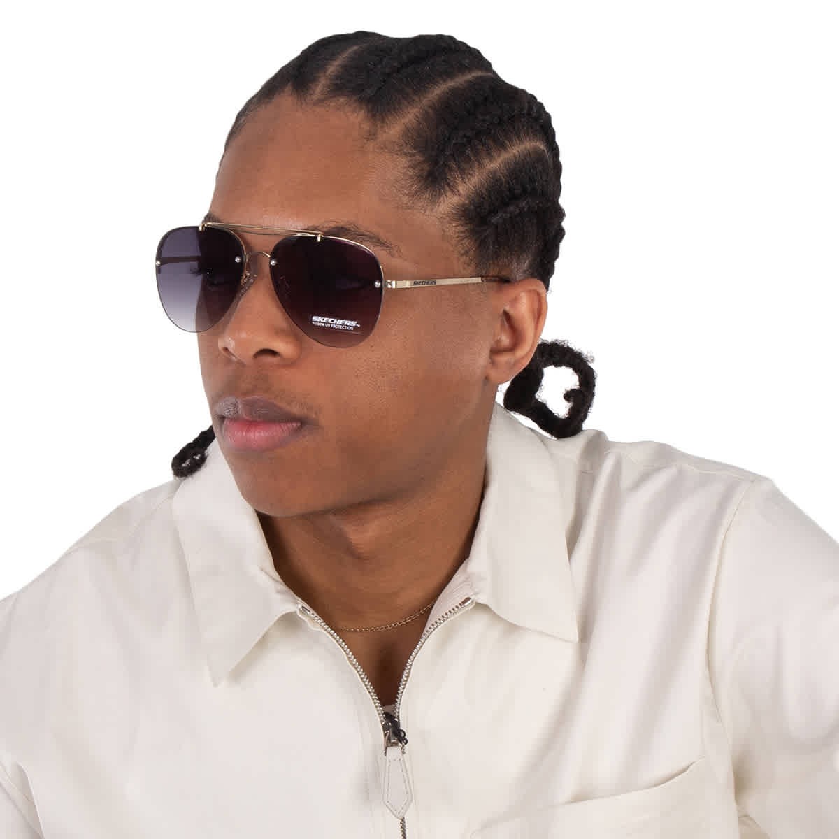 Мужские солнцезащитные очки Skechers Gradient Smoke Pilot SE6198 32B 59 SE6198 32B 59 2790₽