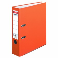 Herlitz 10556470 Lever Arch File A4 8cm - Orange a4 Orange