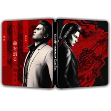 Custom Made Limited YAKUZA KIWAMI 3  DARK TIES Dragon Qilin Steelbook Case New