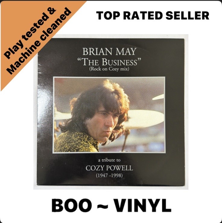 Brian May ( Queen ) The Business Uk 7”ps Original Vinyl Cozy Powell NM / VG+