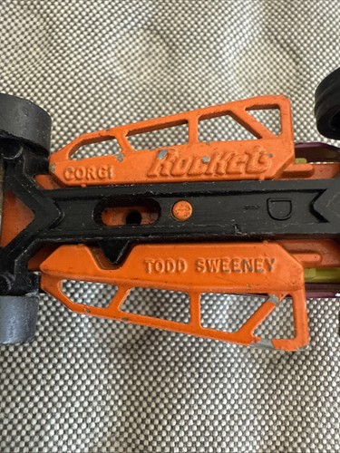 Corgi Rockets Todd Sweeney T-Bird Auto Vintage 1970’s #2 Lic Plate 531 - Bild 9 von 11