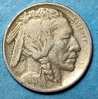 1913 Buffalo Nickel Mound Type 1 / Coin #BN08 /Very to Extremely Fine VF XF