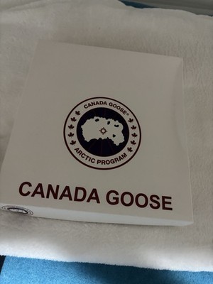 Canada Goose Mütze Und Schal, Weiß,Größe XS/S