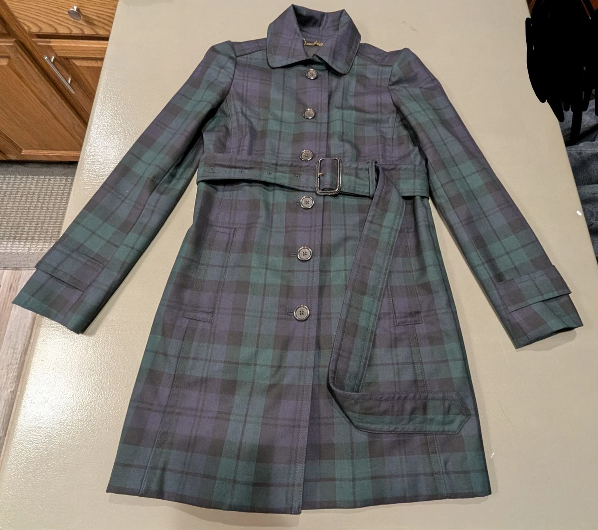 J.CREW Plaid Trench Coats Coats, Jackets & Vests for Women for
