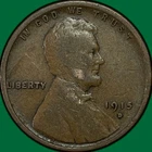 1915-D Lincoln Wheat Cent Very Good VG Coin #34890