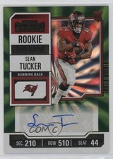 2023 Panini Contenders Rookie Opening Kickoff Ticket Sean Tucker #157 Auto 12gr