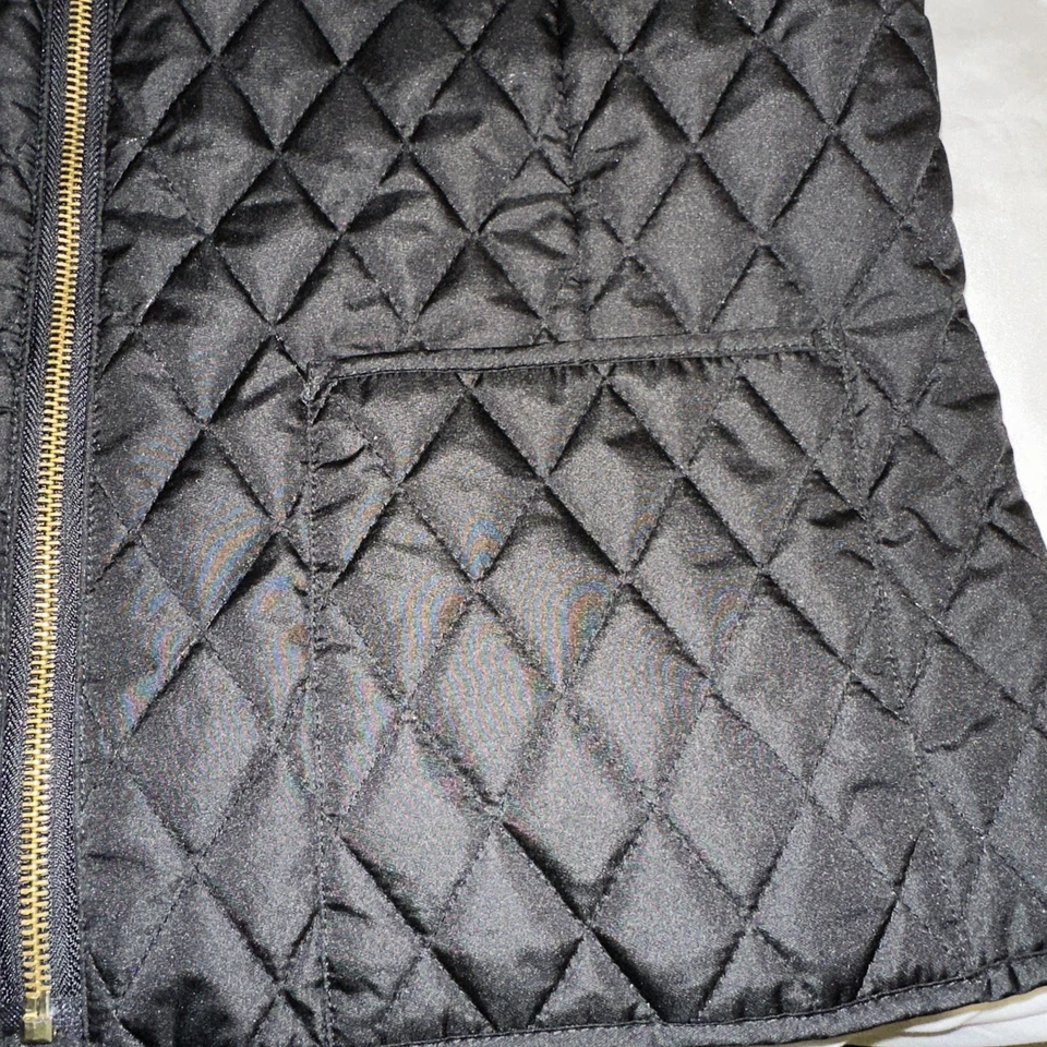 Colete acolchoado feminino Ellen Tracy grande branco com zíper completo bolsos novo com etiquetas - Imagem 2 de 4