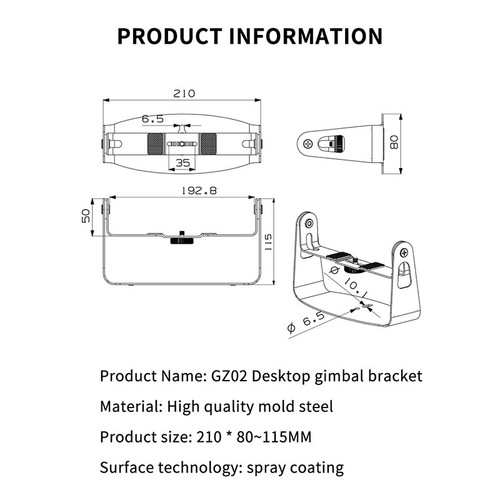 Multifunctional Projector Stand Universal Ceiling Bracket Wall Mount Desk Ho _ou - Photo 6/14