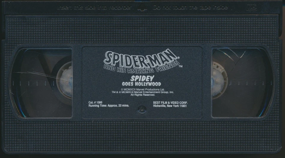 Spider-Man & Amazing Friends 3 Spidey Goes Hollywood (VHS, 1992, Marvel) Used - Image 3 of 3
