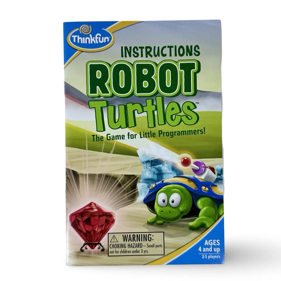 Robot Turtles Coding Board Game w/Adventures Quests for Preschoolers Never Used! - Image 4 of 4