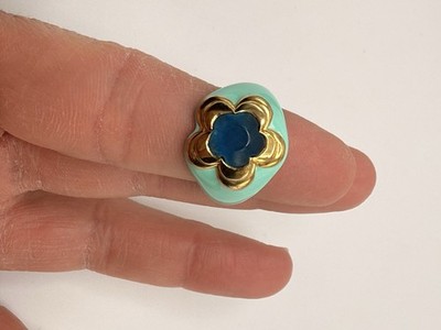 Missoma Enamel Ring Size 6 