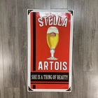 Stella Artois Beer Sign 32” x 17” Size Tall Rectangle 2013 Anheuser-Busch Beauty