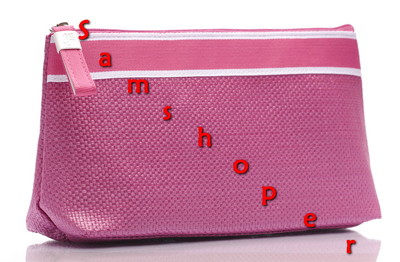 Lancome Pink Makeup/Cosmetic Zipper Closure bage