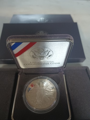 1989 S US Congressional 90% Silver Proof Coin  CIB - Picture 4 of 13