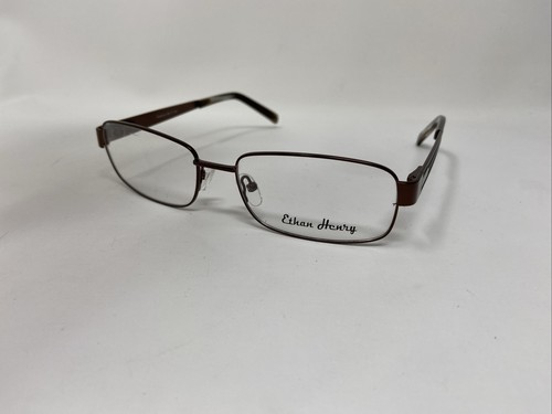 ETHAN HENRY EH145 CHESTNUT BROWN 56/17/140 FLEX HINGE EYEGLASSES FRAME /Y73 - Picture 3 of 8