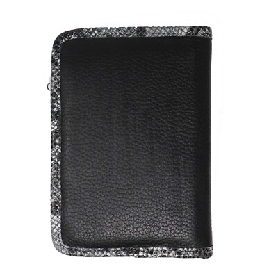 Santana Python Black Leather Wallet by STS Ranchwear 
