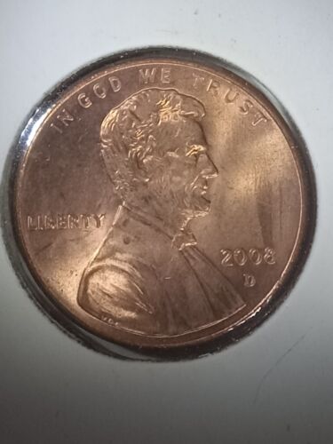 2008 Denver Lincoln Cent Doubled Die Obverse On Date - Picture 4 of 6
