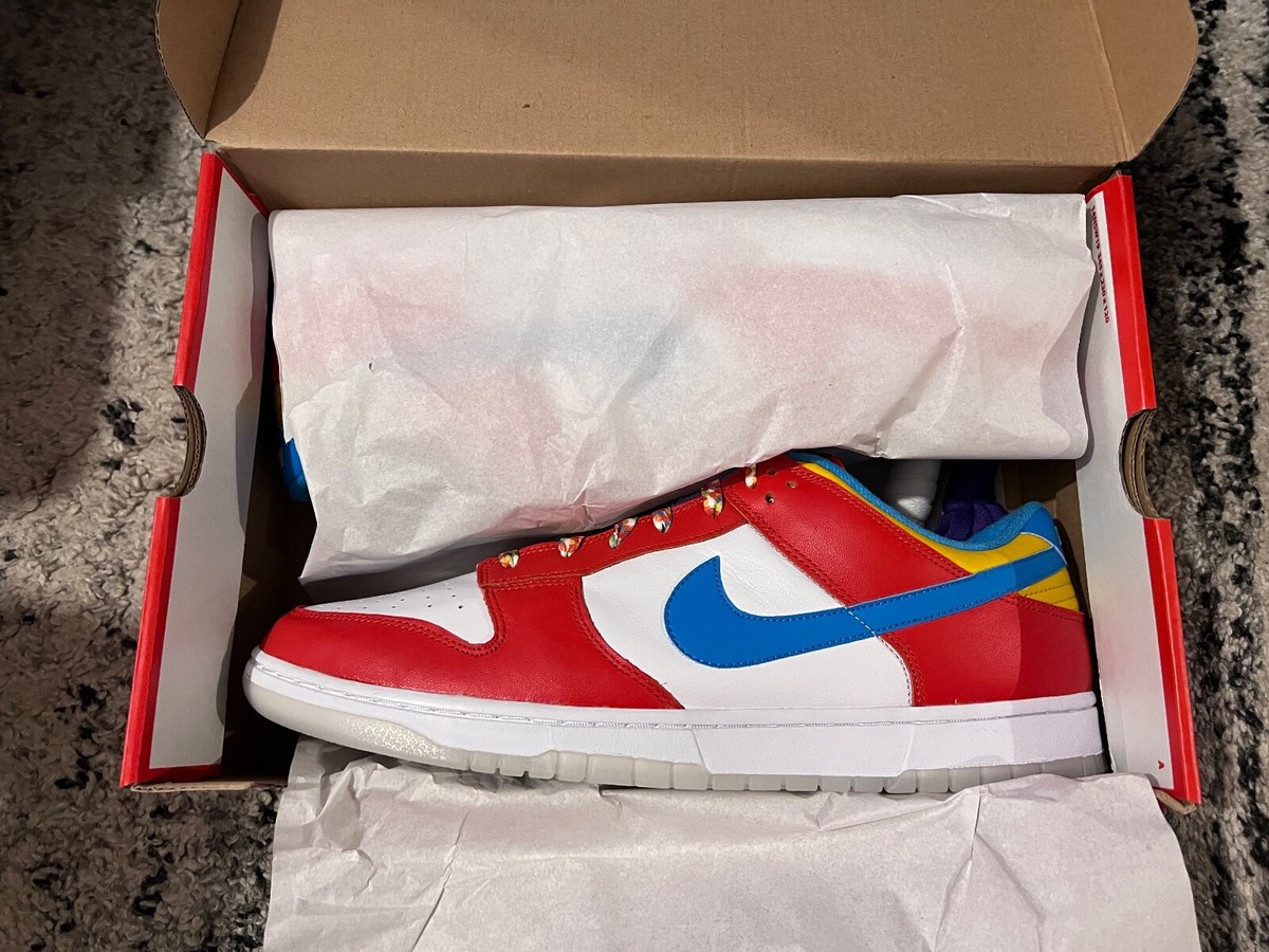 Nike Dunk Low LeBron James Fruity Pebbles UK 14 US 15 Brand New