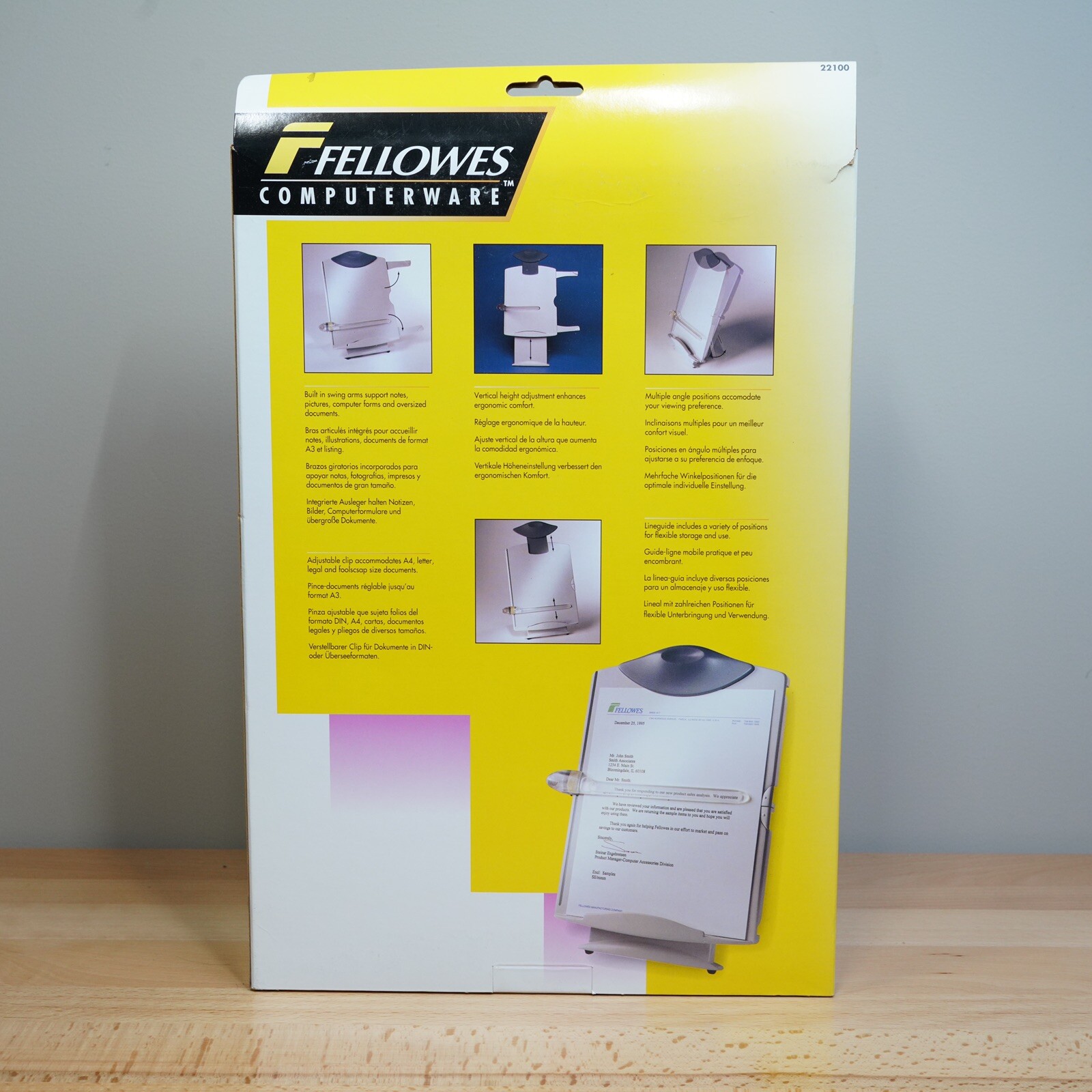 Fellowes 22100 Premium Copyholder Ergonomically Designed New In Box eBay