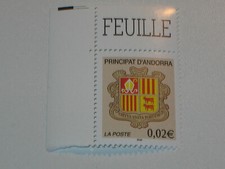 1 stamp stamp ANDORRA La Poste Correos mint with edge 1 x €0.02 NEW