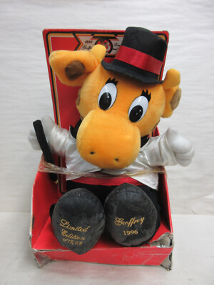 Vintage 1996 Toys R Us Geoffrey Stuffed Giraffe Plush Toy 2nd Limited  Edition