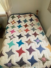 Friendship Star, Hand Made Quilt, Queen Size, Brand New/ Never Used