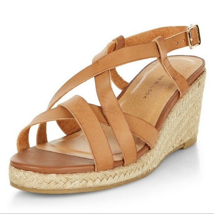new look platform wedges